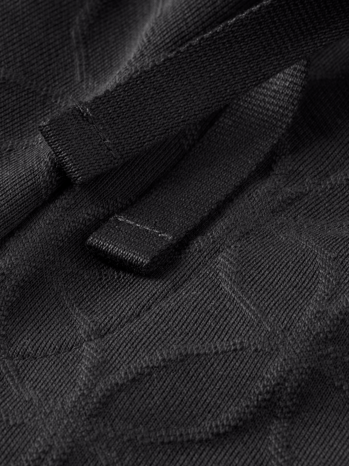 Jacquard Terry Relaxed Straight Fit Sweatpant