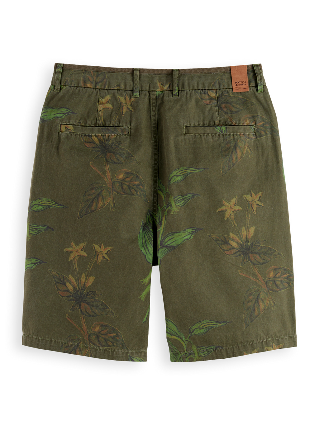 Printed Cotton Relaxed Fit Short