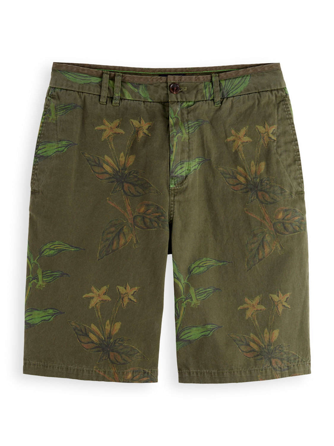 Printed Cotton Relaxed Fit Short