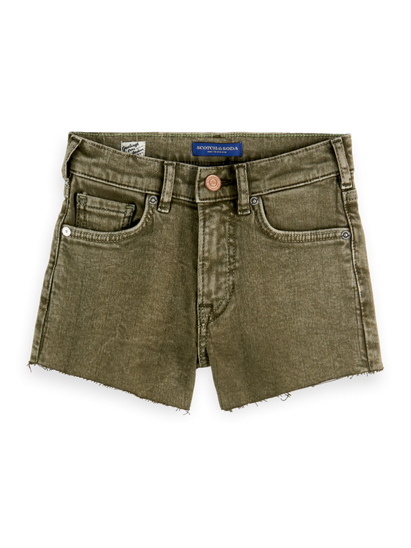 Girls' The Ray Relaxed Denim Short  Garment Dyed