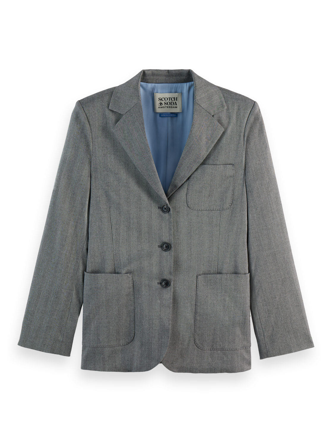 Herringbone School Blazer