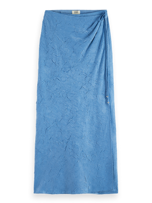Crushed Satin Skirt