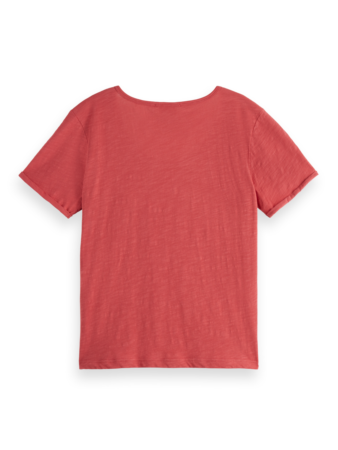 U-Neck Slub Regular Fit T-Shirt