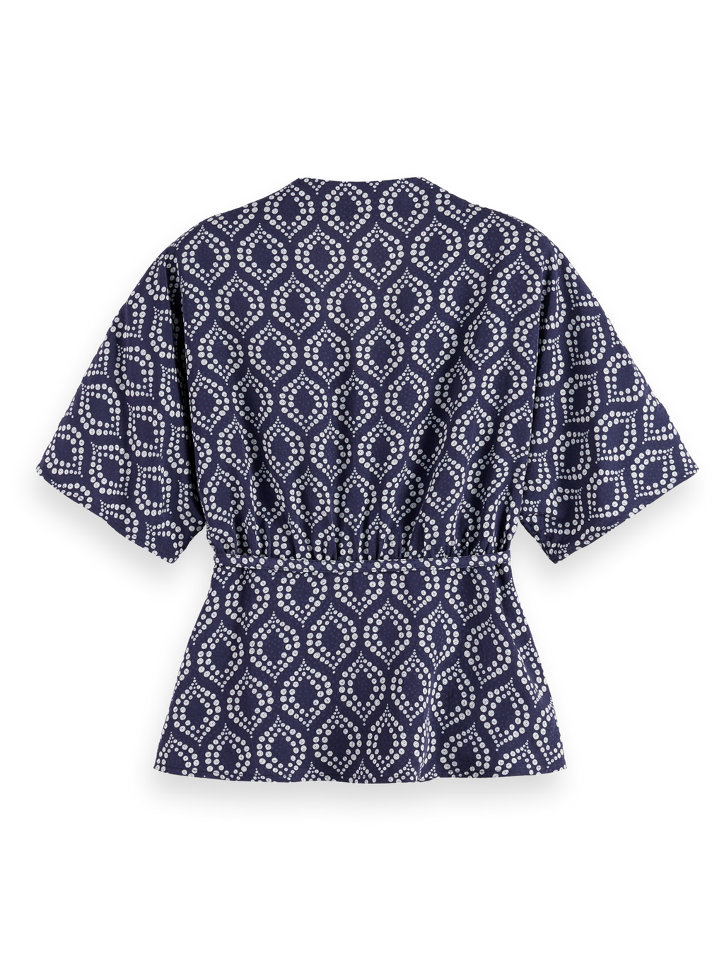 Jacquard Wrap Top