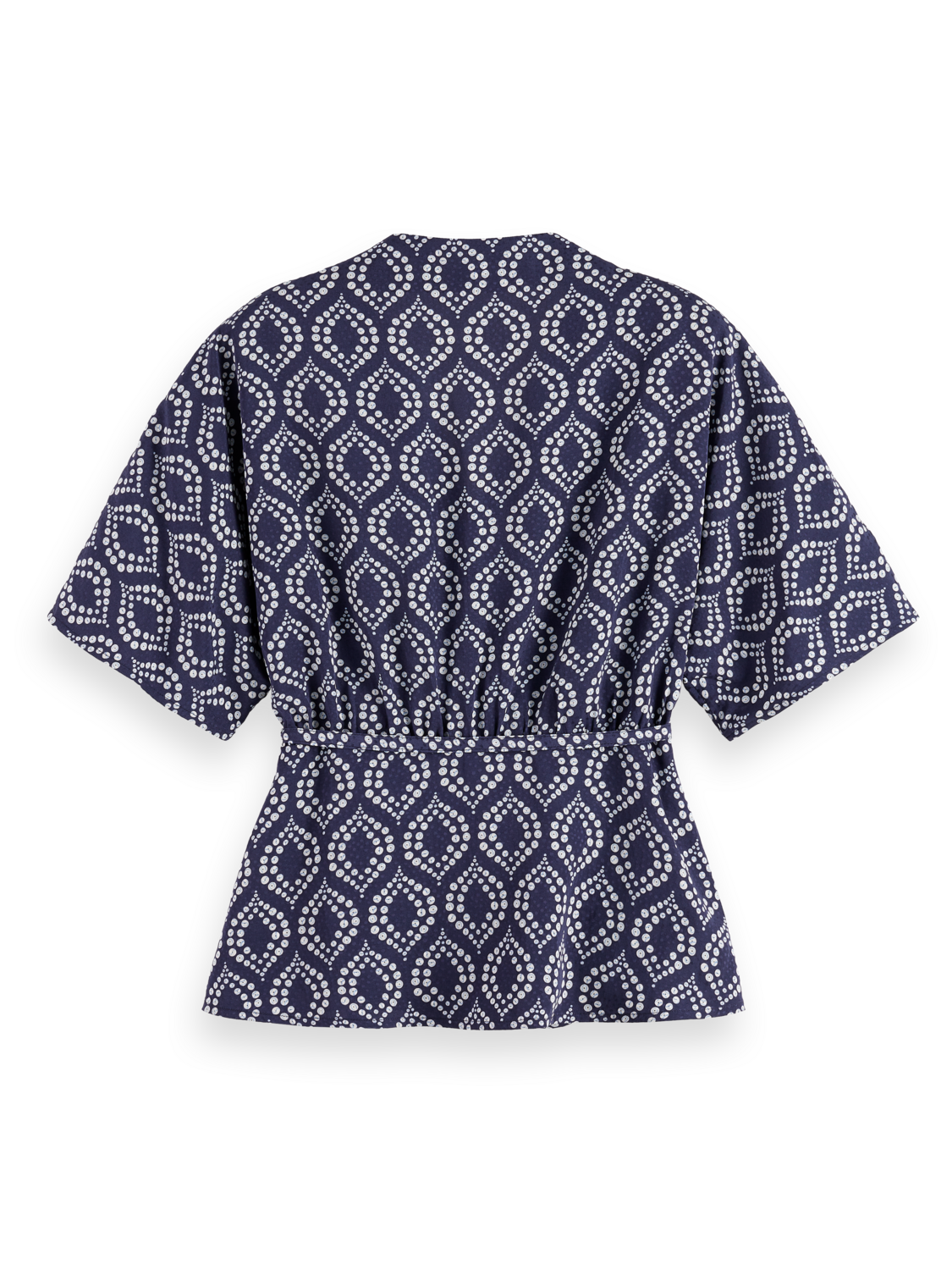 Jacquard Wrap Top