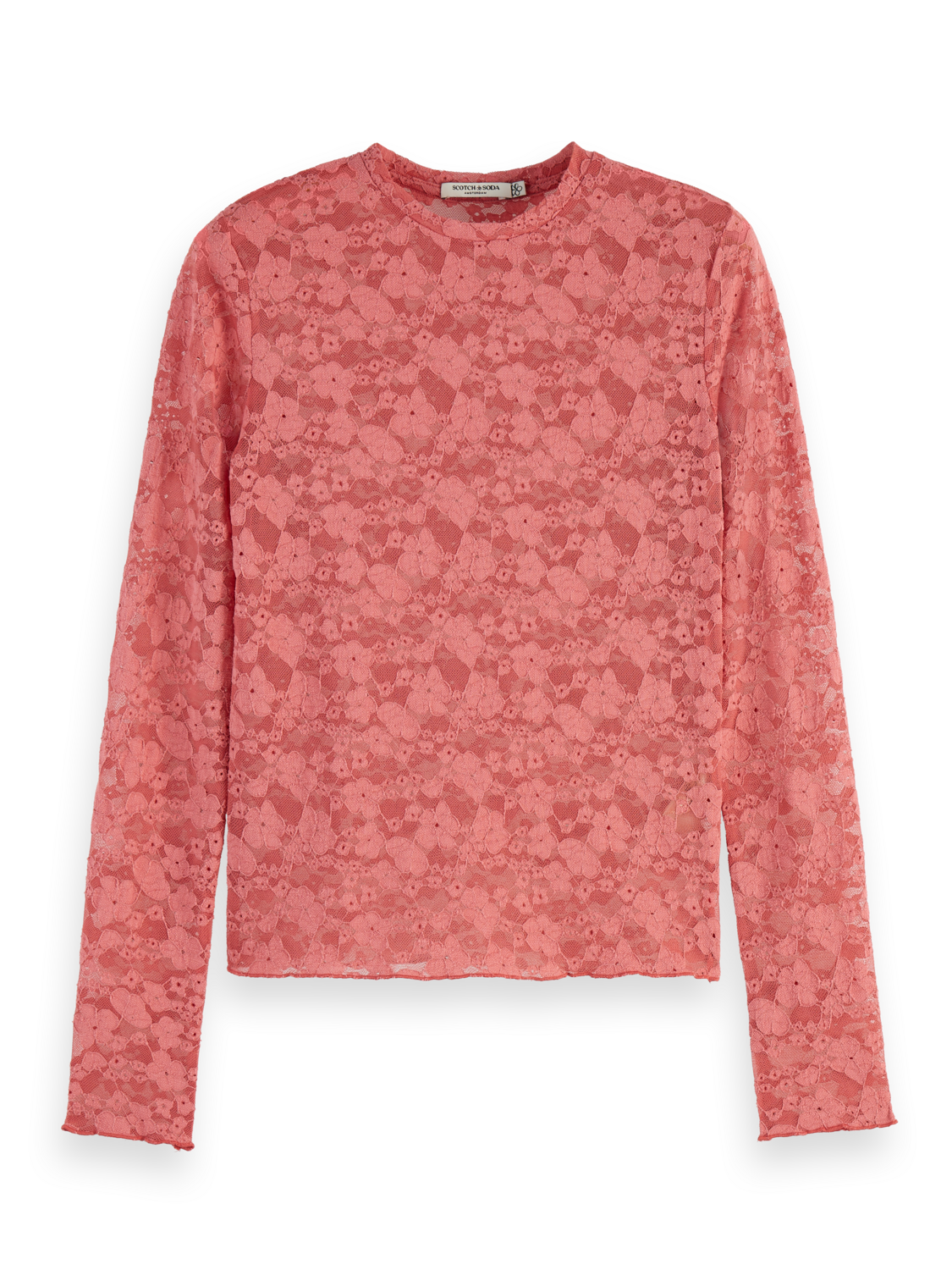 Floral Lace Long Sleeve Shirt