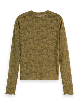 Floral Lace Long Sleeve Shirt