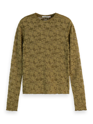 Floral Lace Long Sleeve Shirt