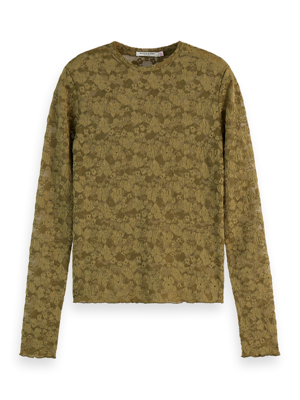 Floral Lace Long Sleeve Shirt