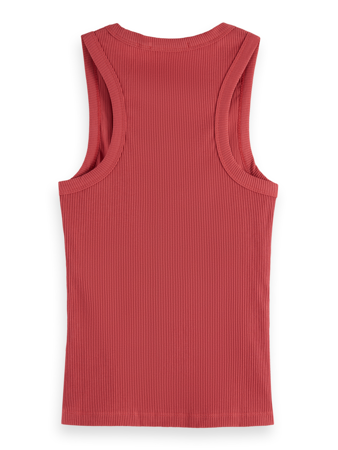 Ribbed Racer Tank Top