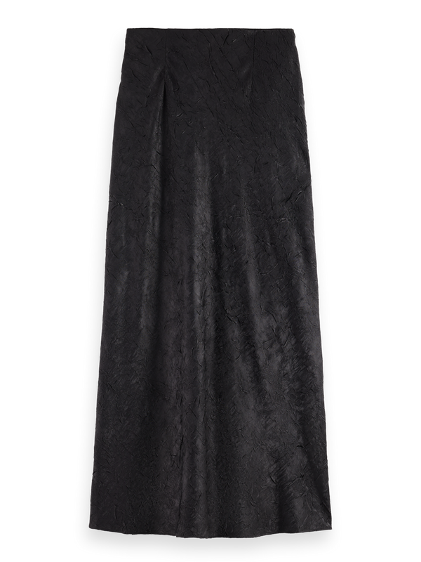 Crushed Satin Skirt