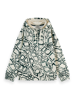 Amsterdam City Kapuzenpullover mit Aufdruck