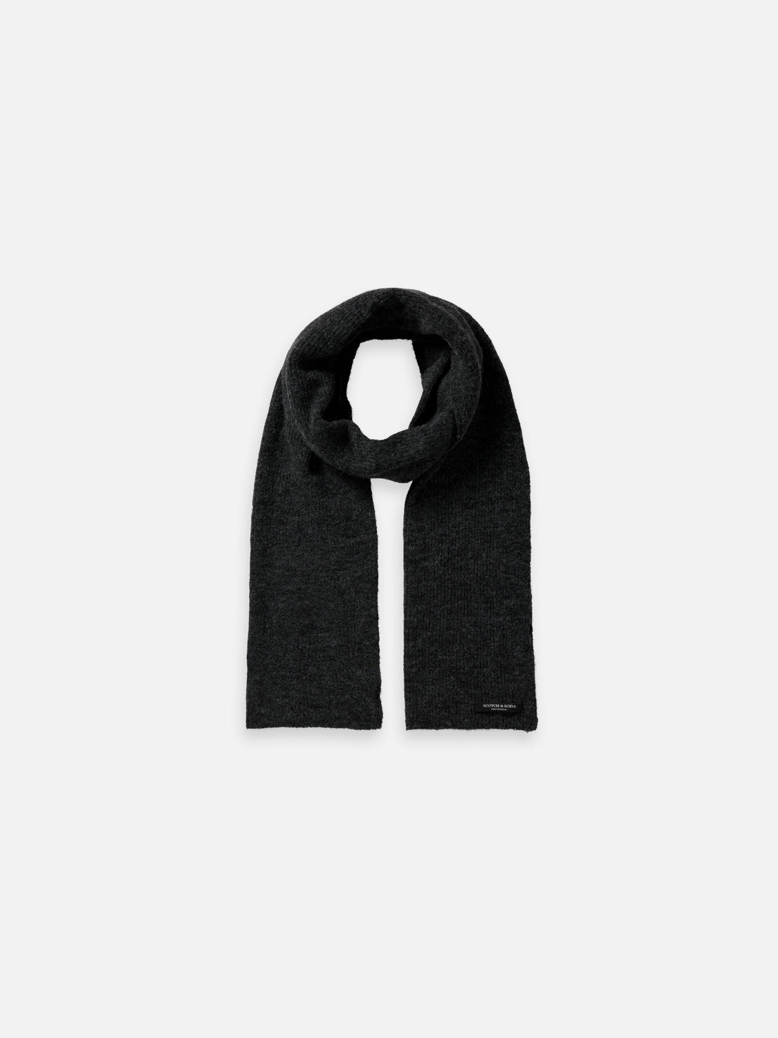 Écharpe en maille logotypée