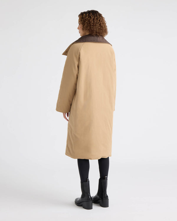 Ana Reversible Paddded Wrap Coat