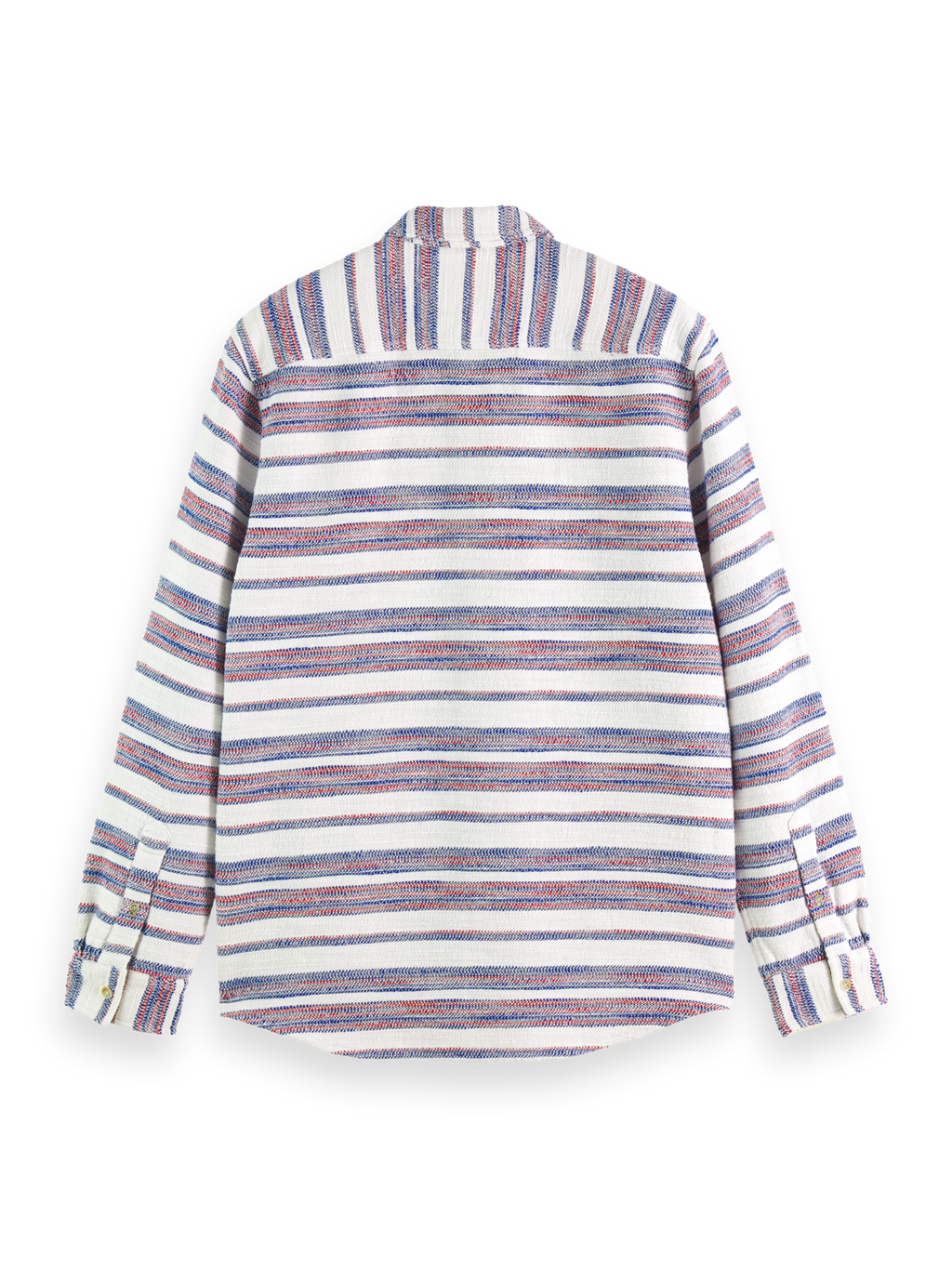 Basket Weave Gradient Stripe Shirt