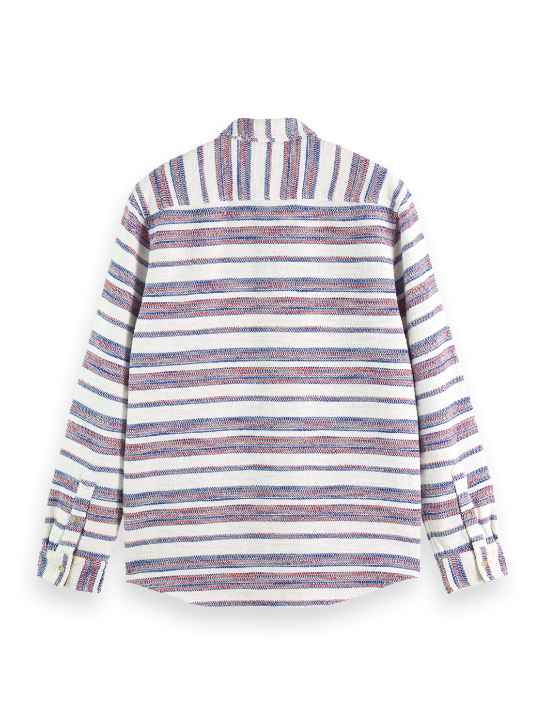 Basket Weave Gradient Stripe Shirt