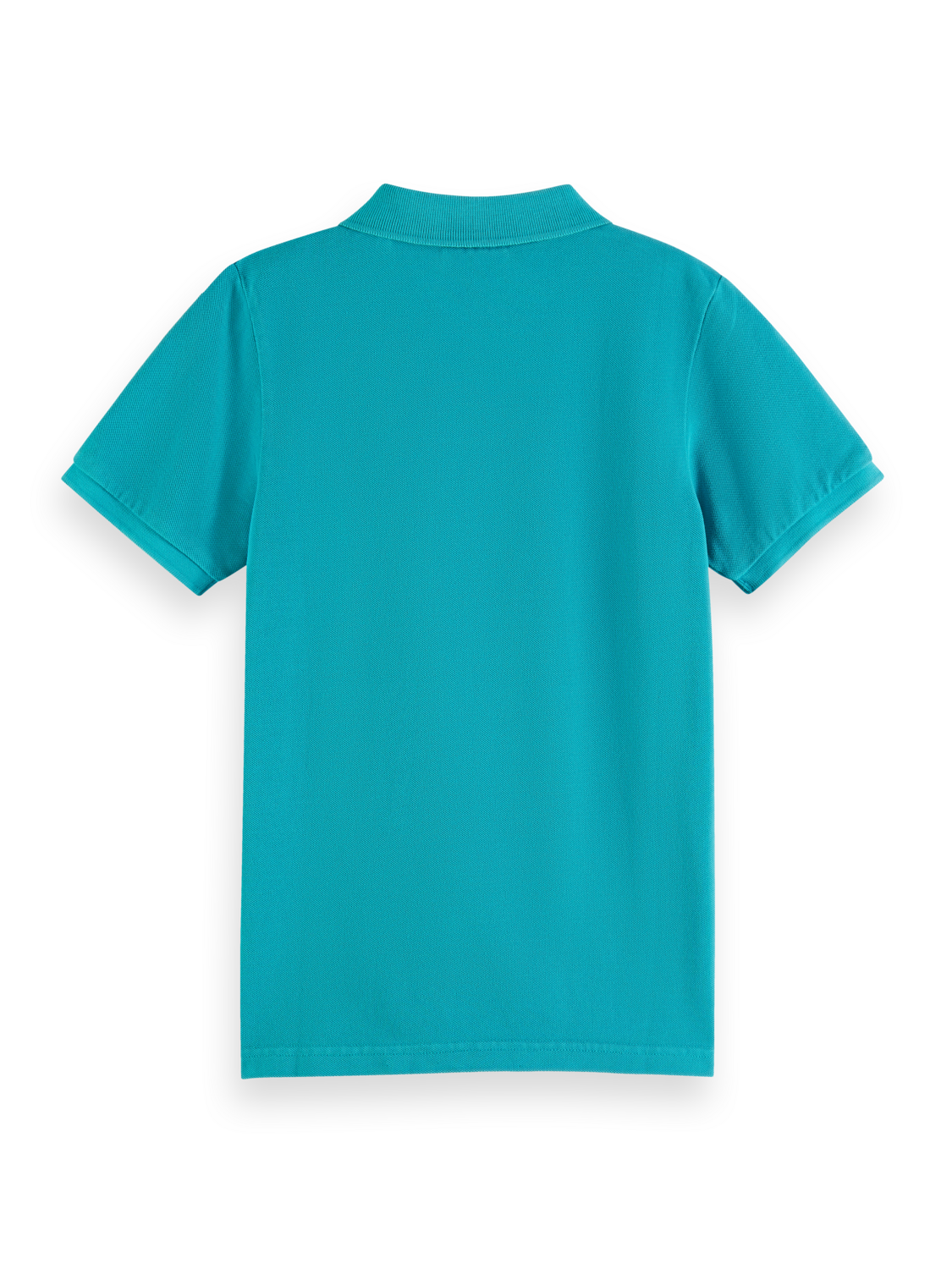 Garment-Dyed Short-Sleeved Pique Polo
