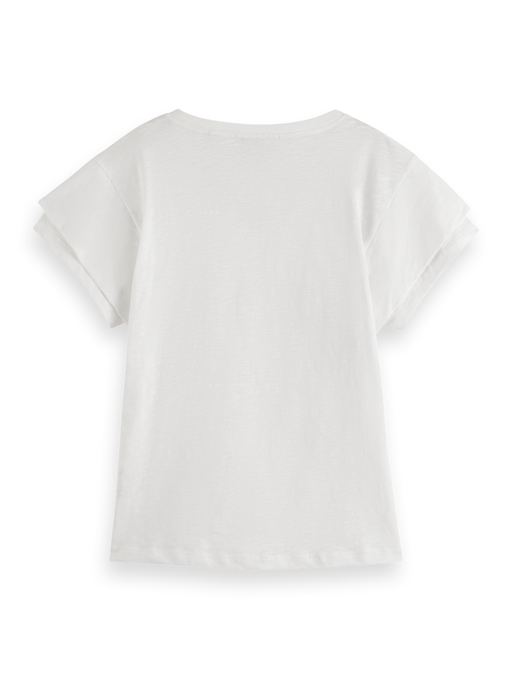 Layered Sleeve Boat Neck T-Shirt