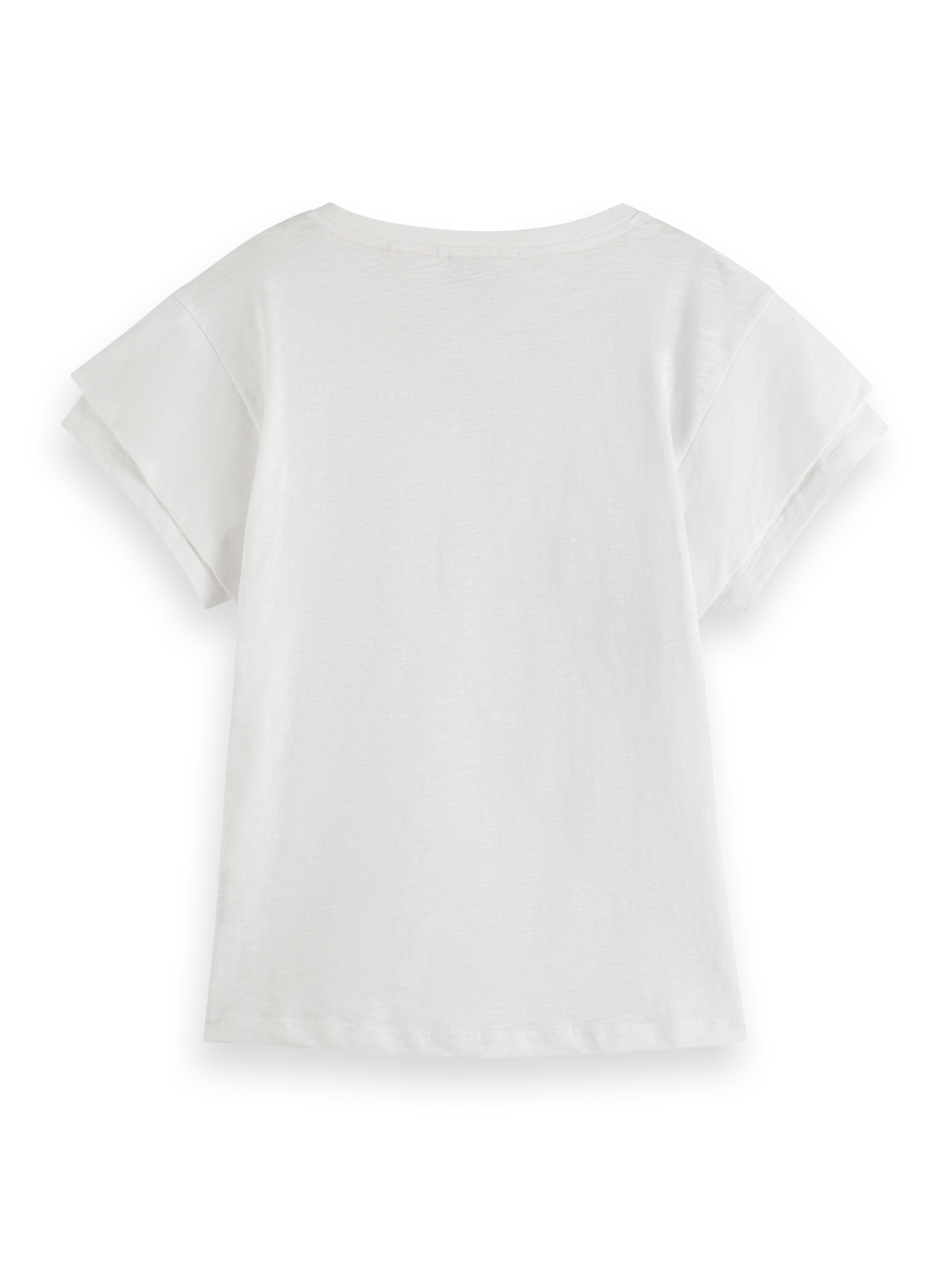 Layered Sleeve Boat Neck T-Shirt