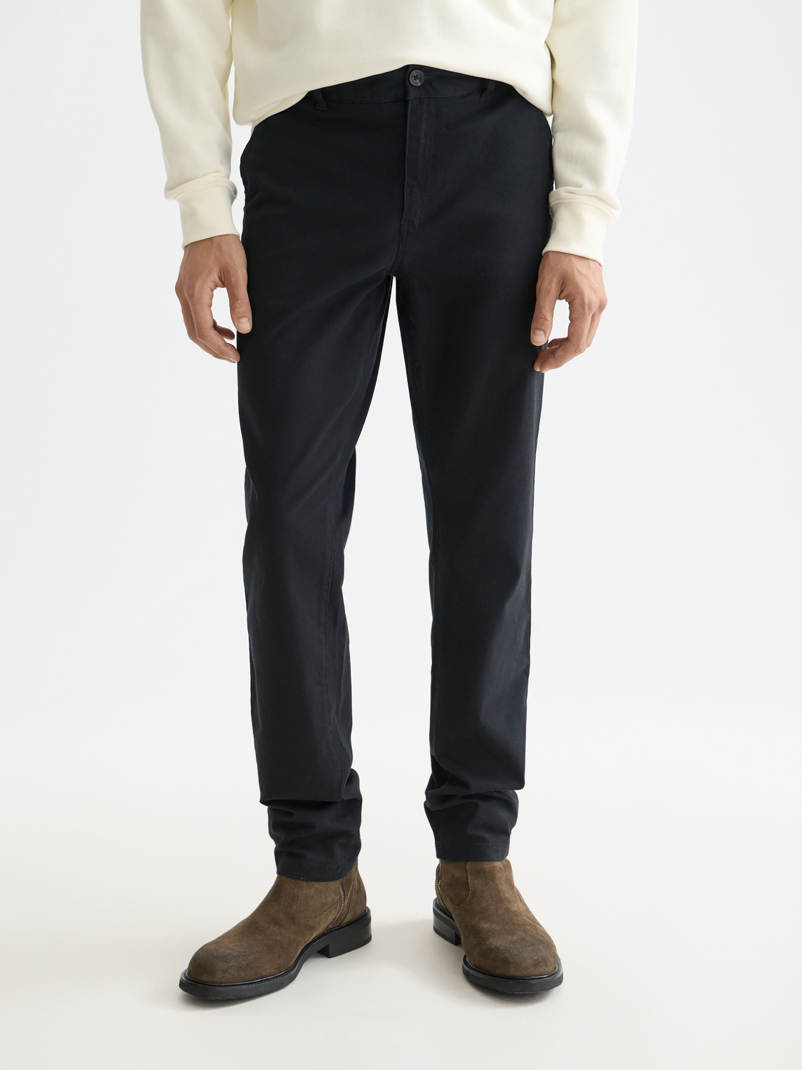 Notre Chino en sergé de coton mélangé Nos Mott