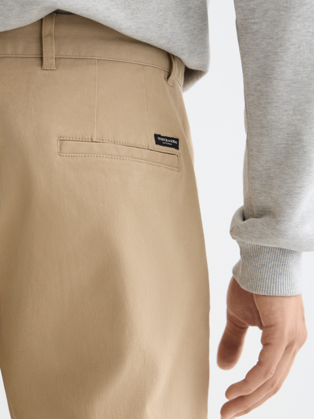 Nos Stuart Cotton-Blend Twill Chino