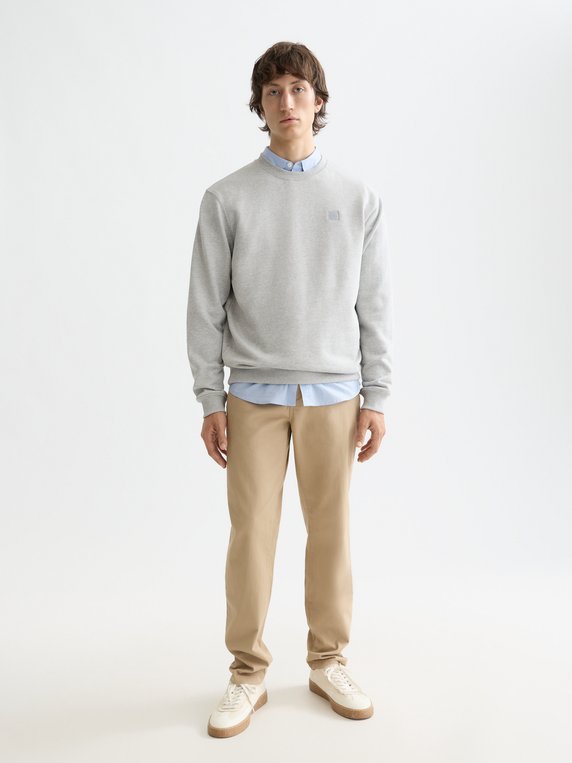 Nos Stuart Cotton-Blend Twill Chino