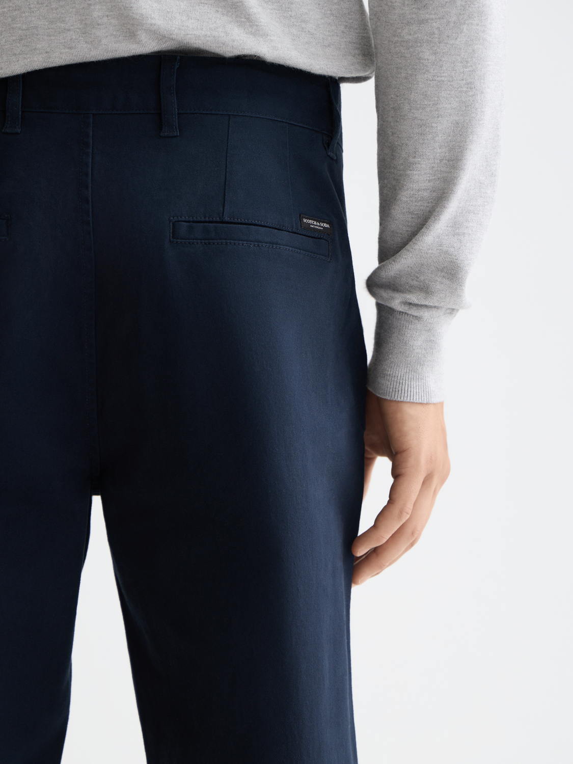 Nos Stuart Cotton-Blend Twill Chino