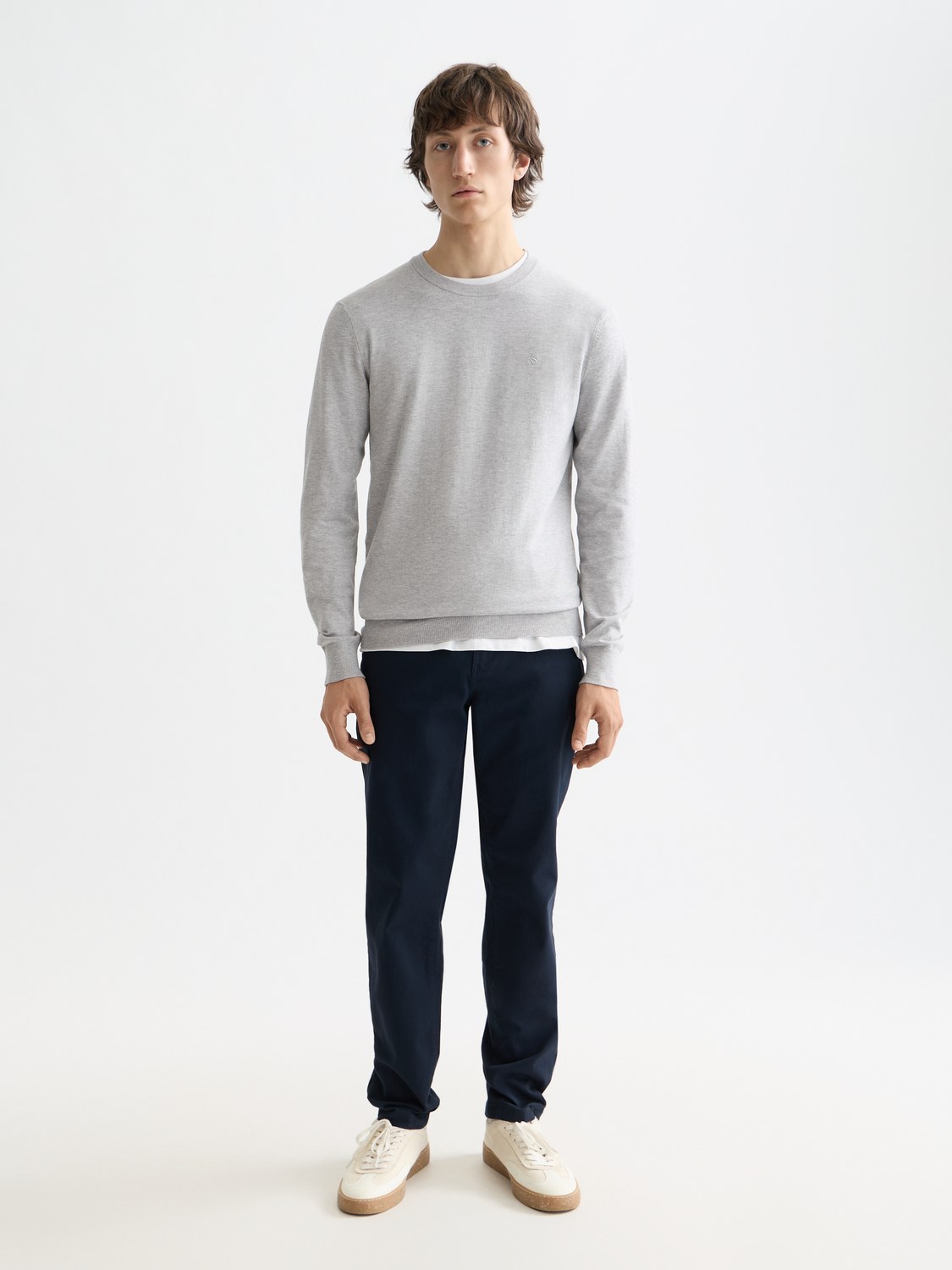 Nos Stuart Cotton-Blend Twill Chino