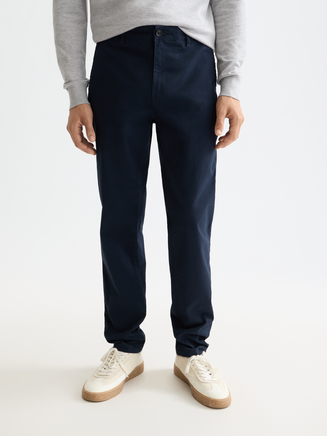 Nos Stuart Cotton-Blend Twill Chino