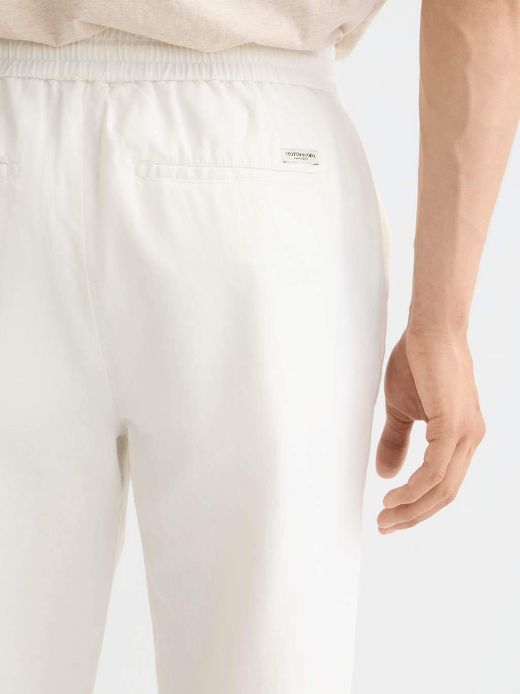 Essentials — Warren Cotton-Linen Twill Jogger