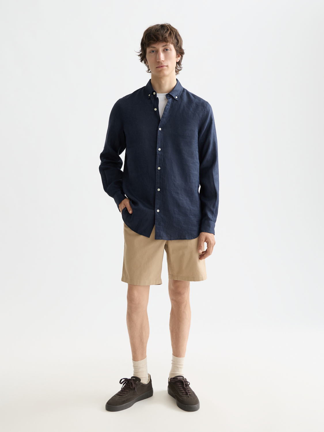 Essentials — Stuart Cotton-Blend Twill Short
