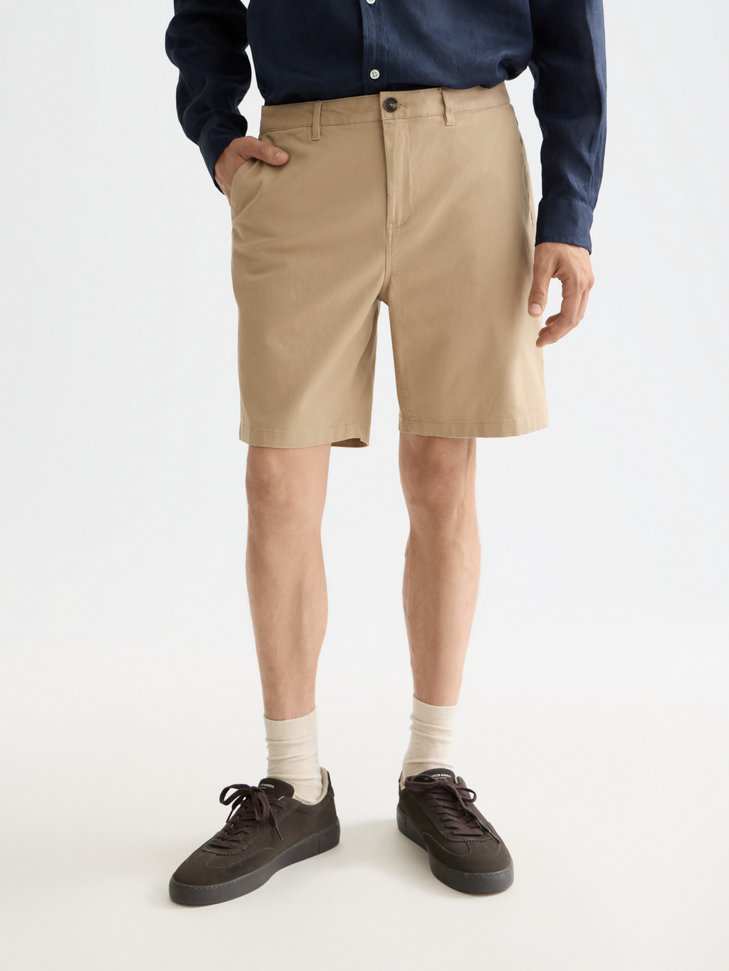 Essentials — Stuart Cotton-Blend Twill Short