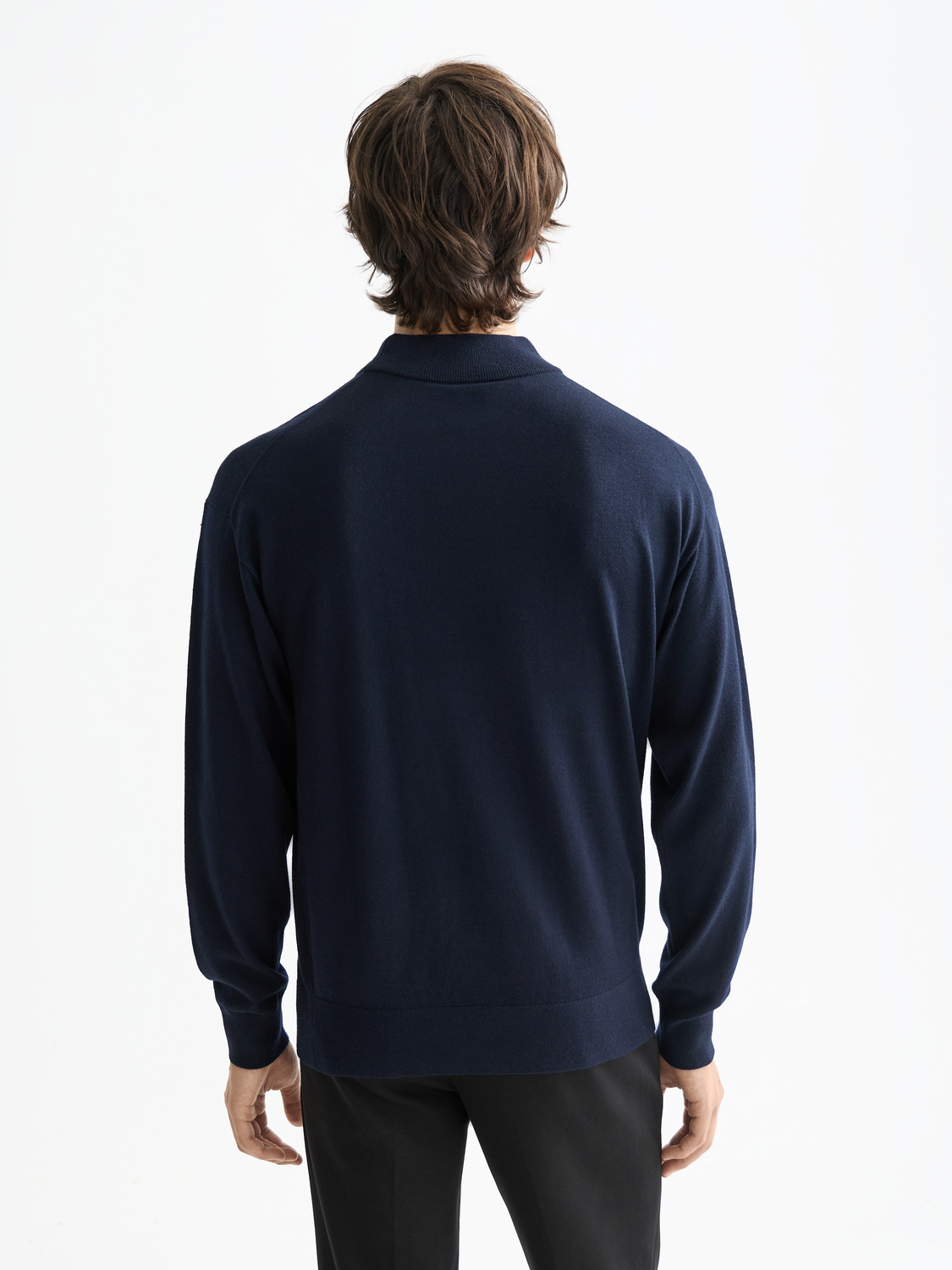 Core - Dropped Shoulder Mock Neck Pullover