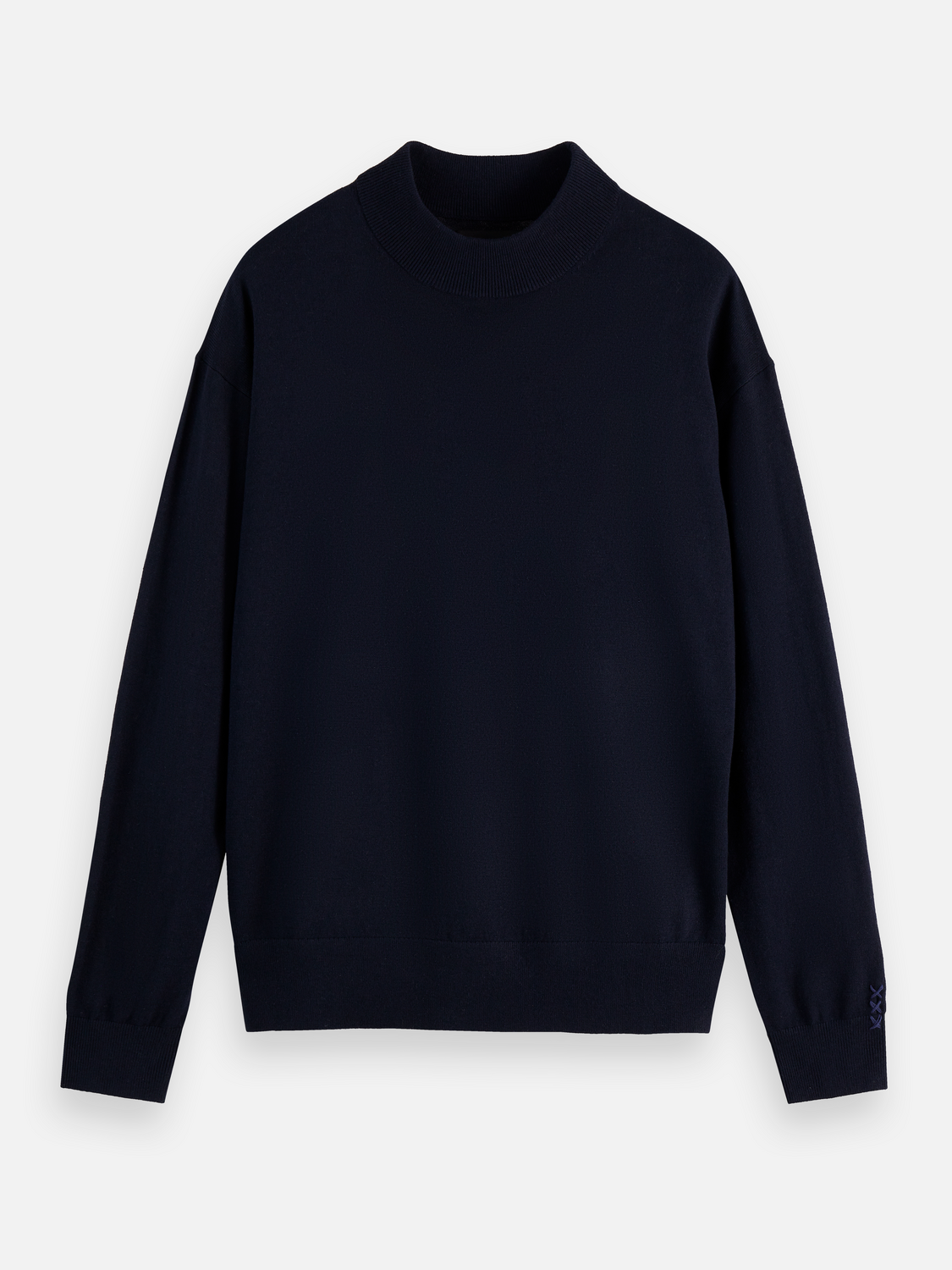 Essentials — Dropped Shoulder Mock Neck Pullover