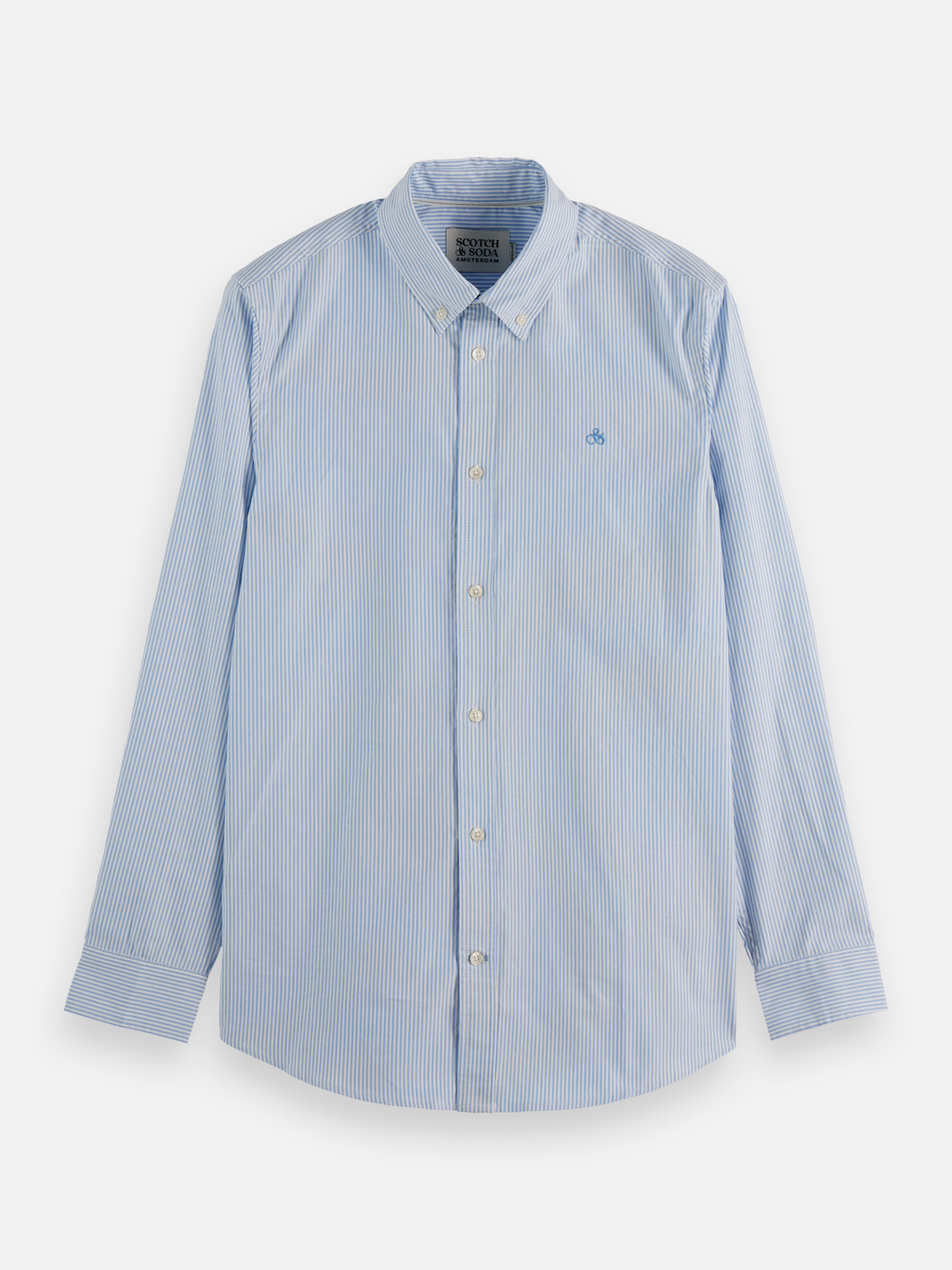 Essentials — Oxford Stripe Button Down Shirt