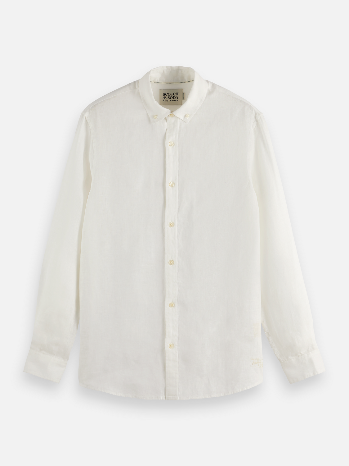 Essentials — Linen Long Sleeve Button-Down Shirt