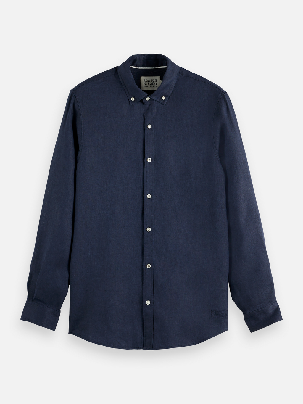 Essentials — Linen Long Sleeve Button-Down Shirt