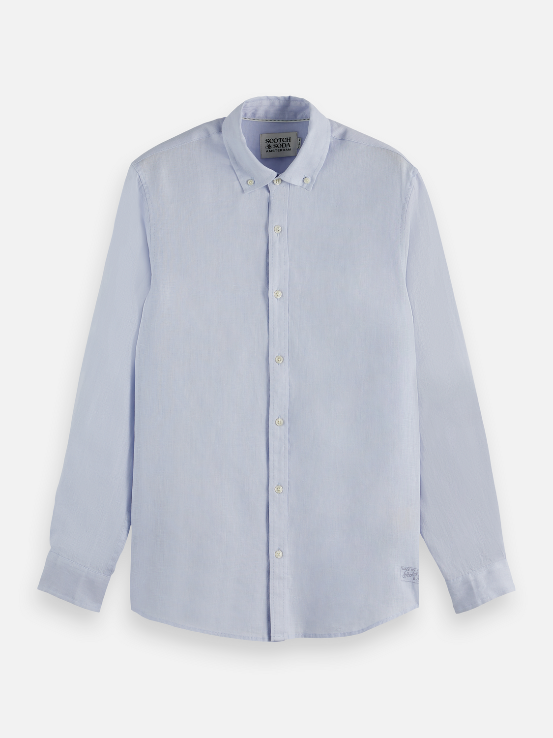 Essentials — Linen Long Sleeve Button-Down Shirt