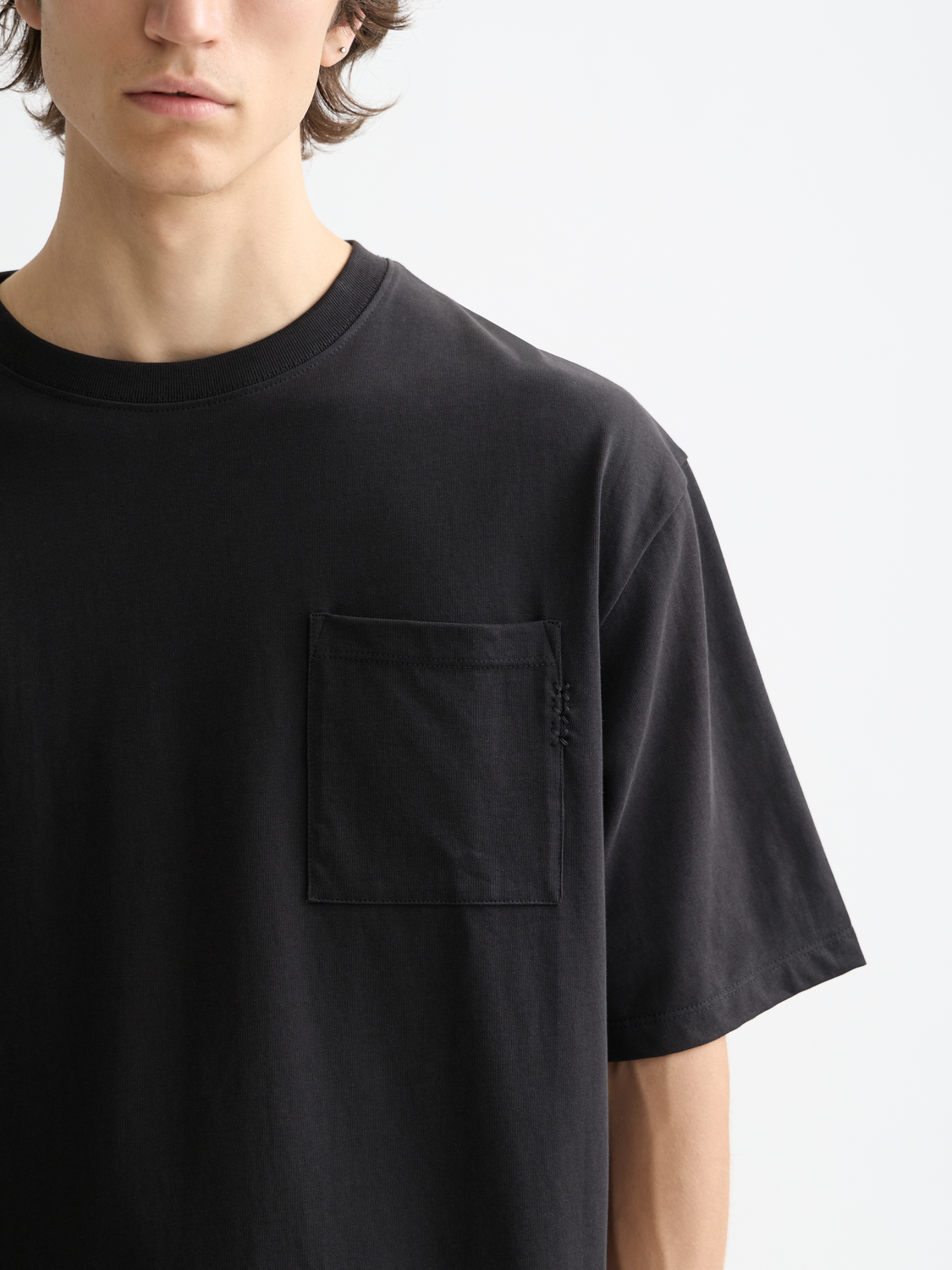 Essentials — Loose-Fit Front Pocket T-Shirt