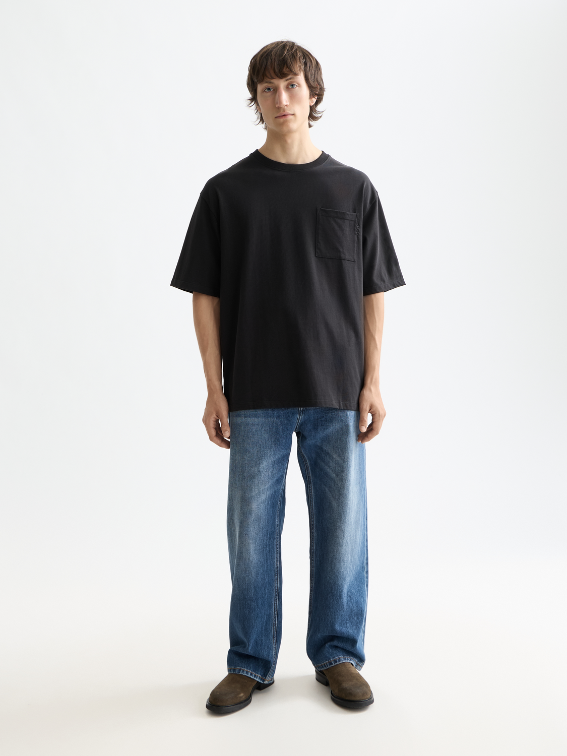 Essentials — Loose-Fit Front Pocket T-Shirt