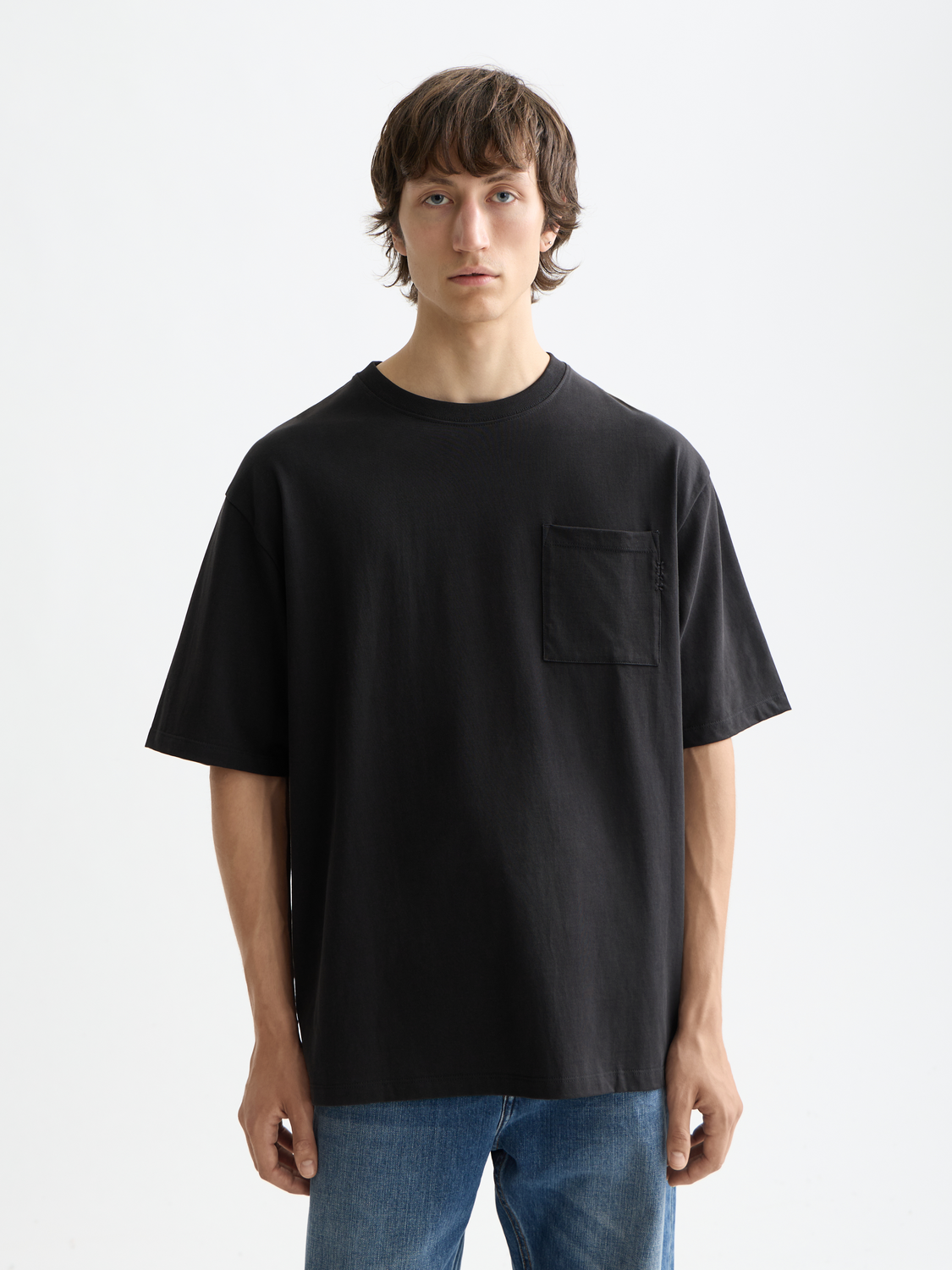 Essentials — Loose-Fit Front Pocket T-Shirt