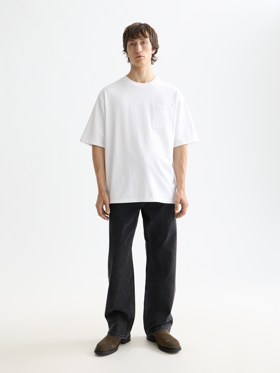 Essentials — Loose-Fit Front Pocket T-Shirt