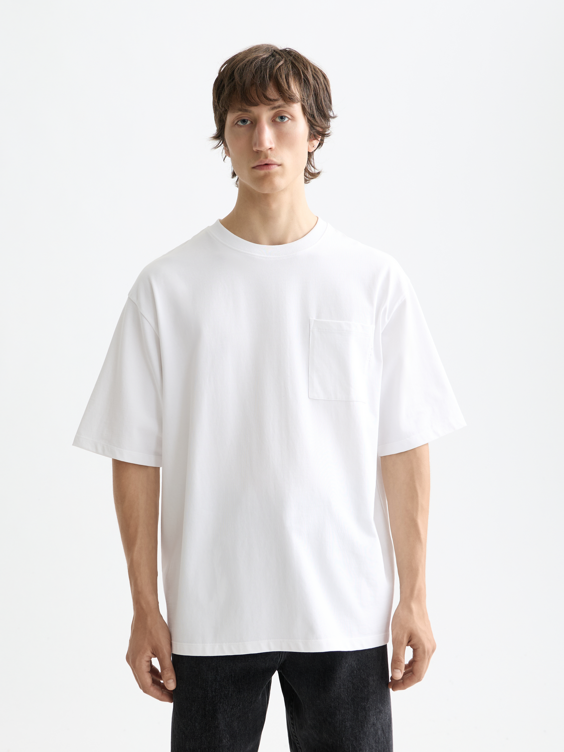 Essentials — Loose-Fit Front Pocket T-Shirt
