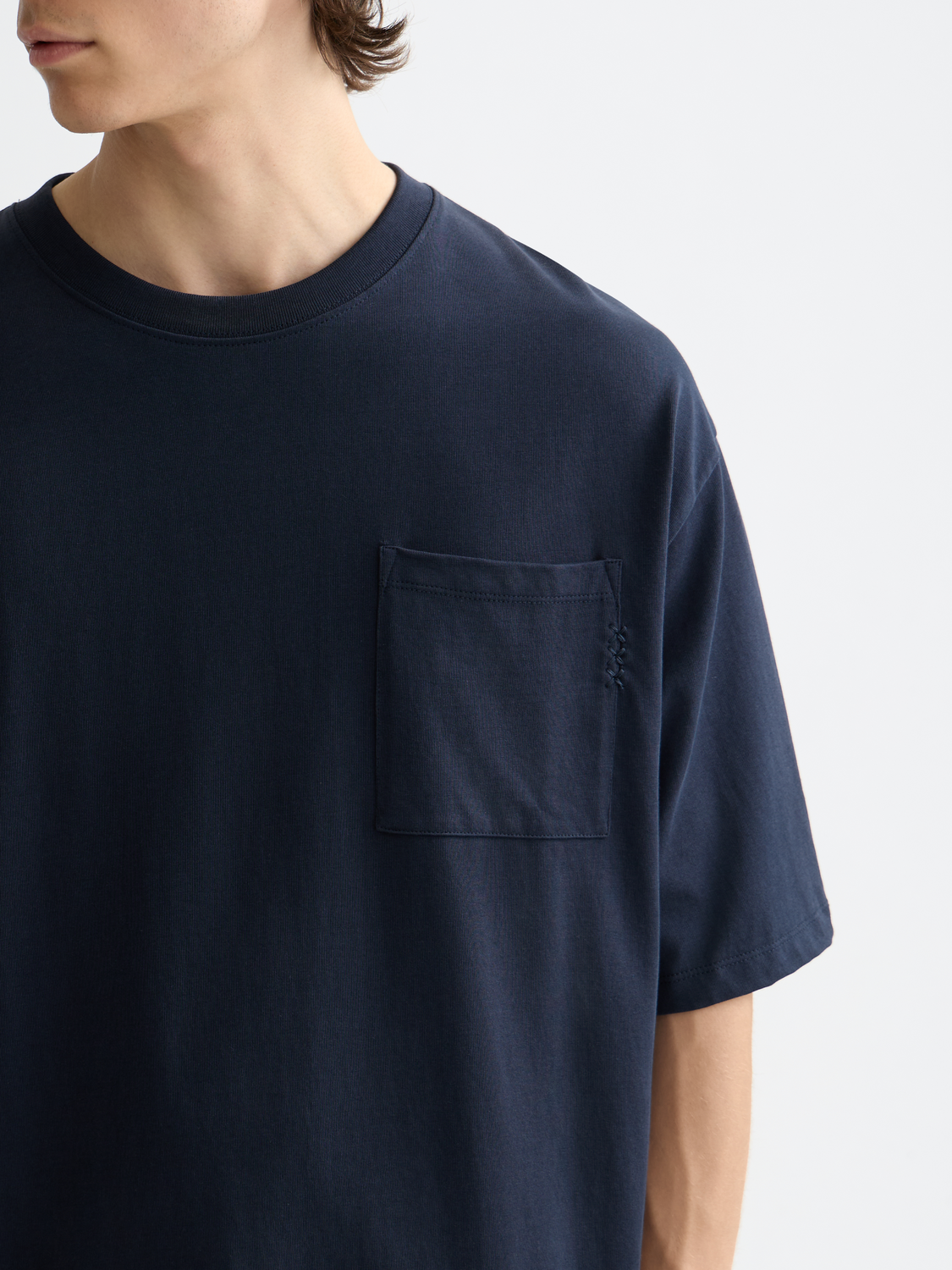 Essentials — Loose-Fit Front Pocket T-Shirt