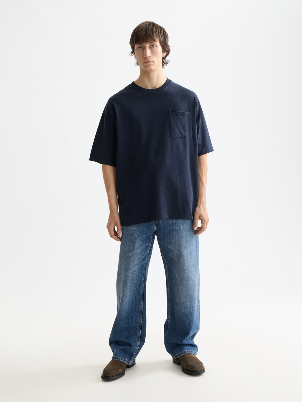 Essentials — Loose-Fit Front Pocket T-Shirt