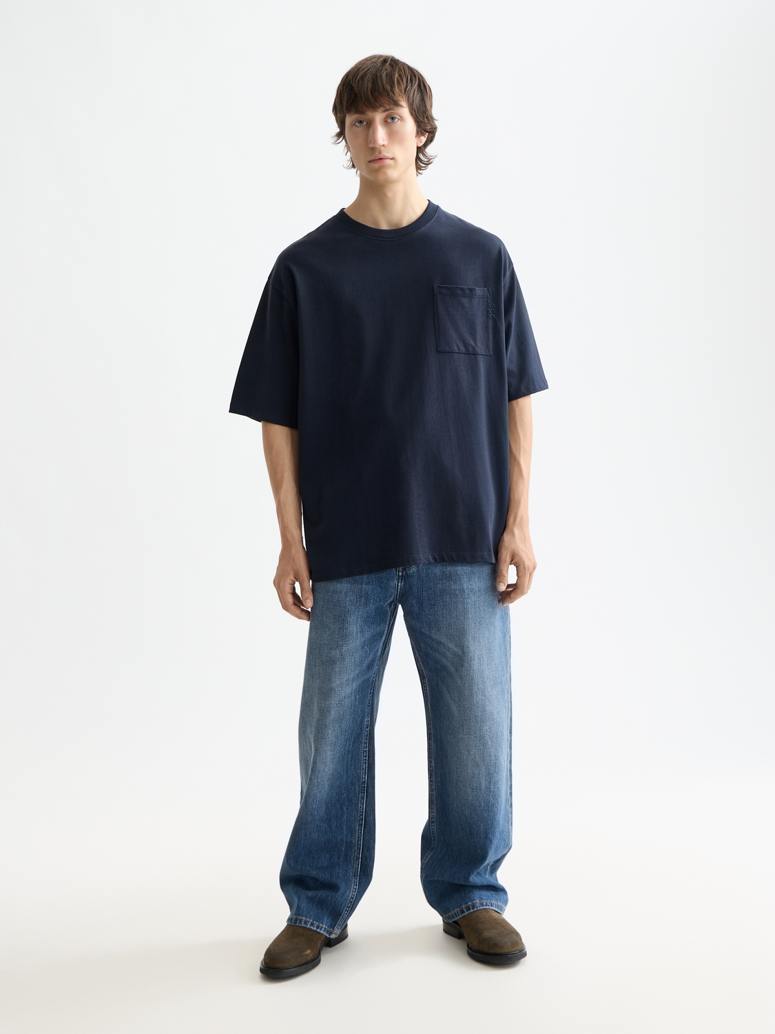 Essentials — Loose-Fit Front Pocket T-Shirt