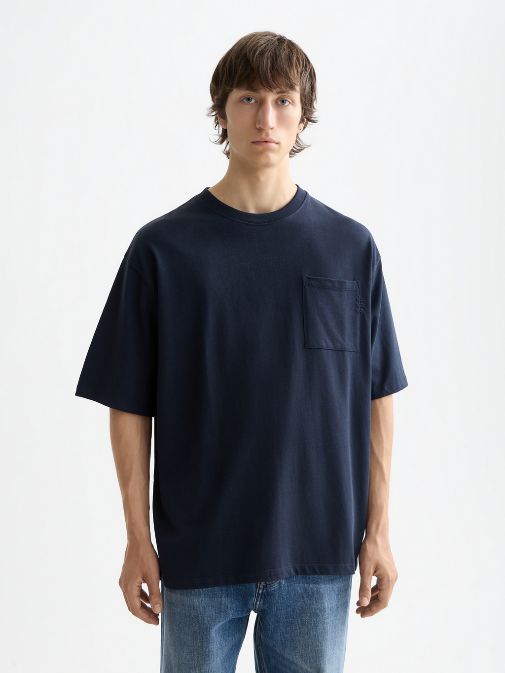 Essentials — Loose-Fit Front Pocket T-Shirt