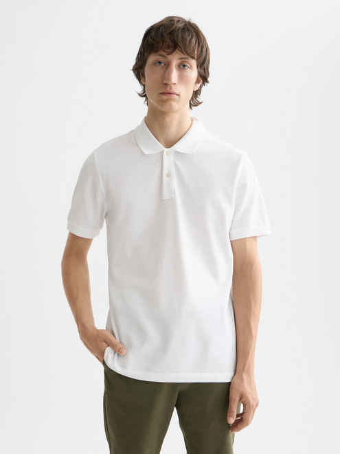 Essentials — Piqué-Polo mit Logo