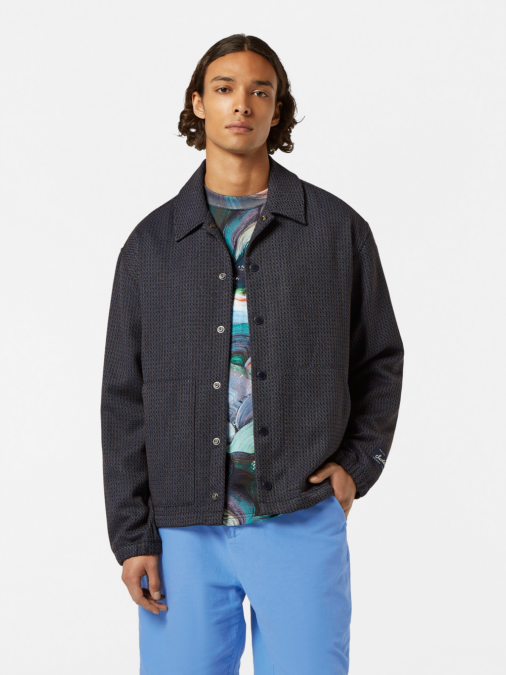 Yarn-Dyed Coach Jacket