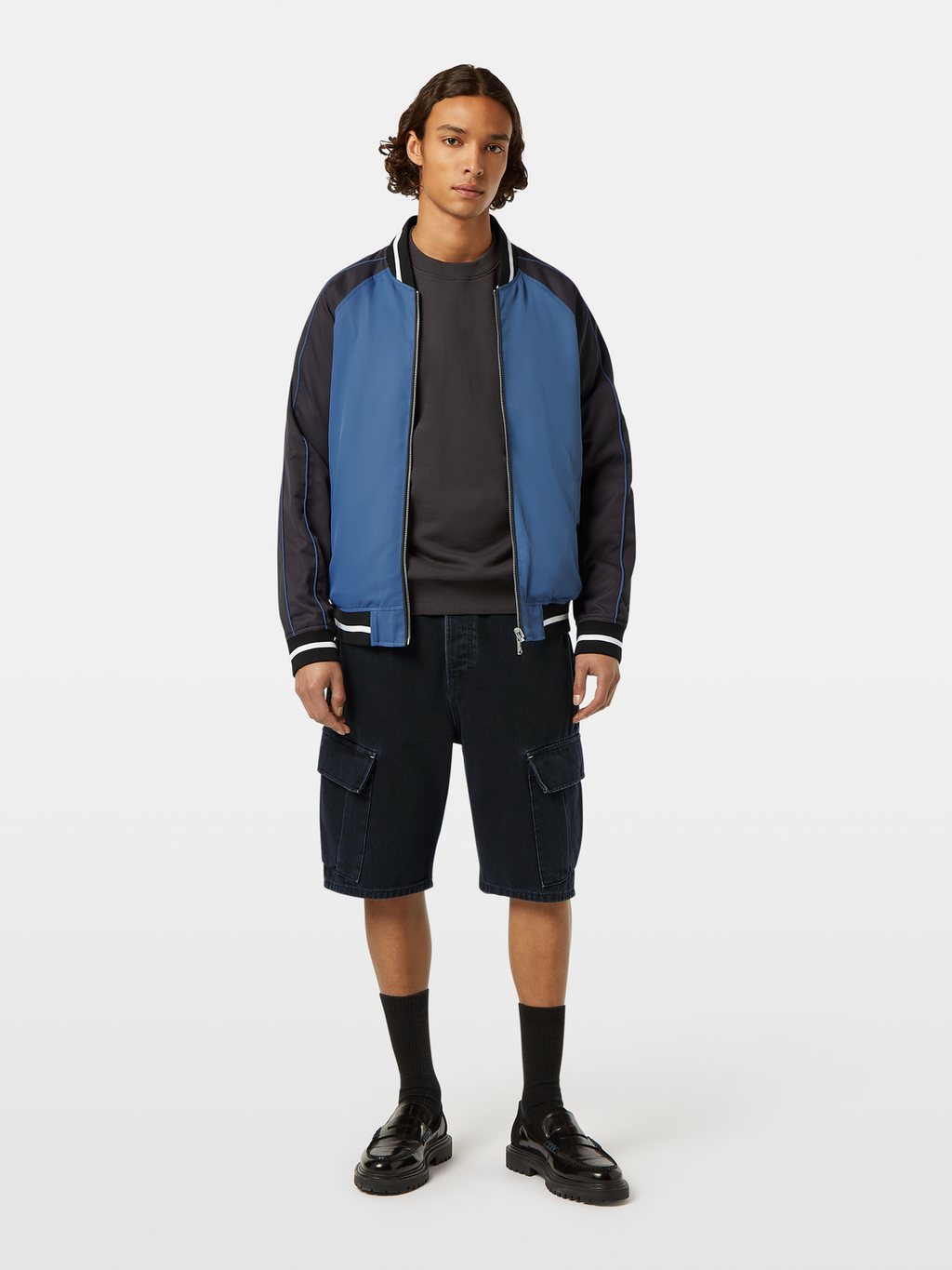 Blouson bombardier réversible